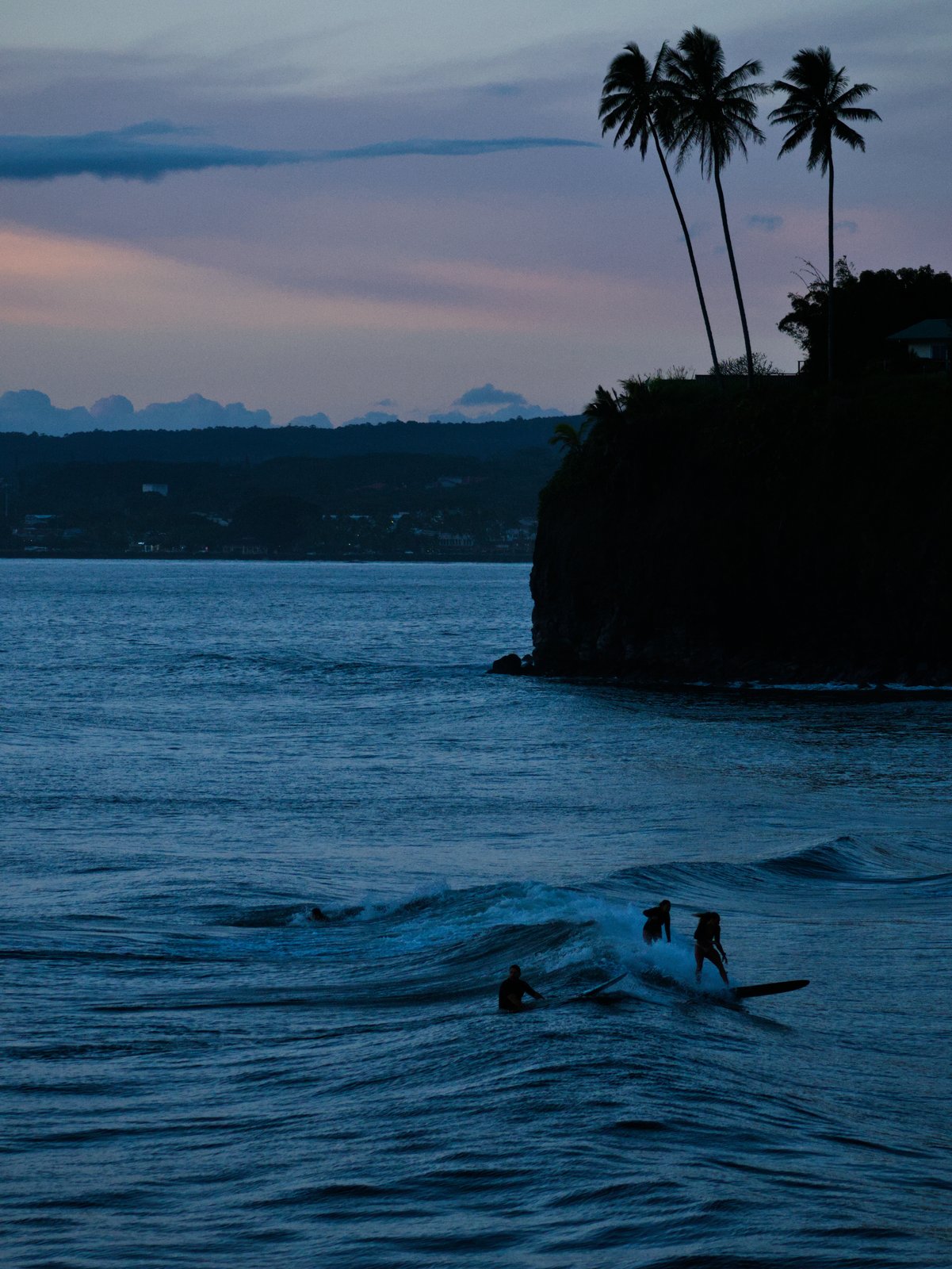 Pink Dawn over Downtown Hilo